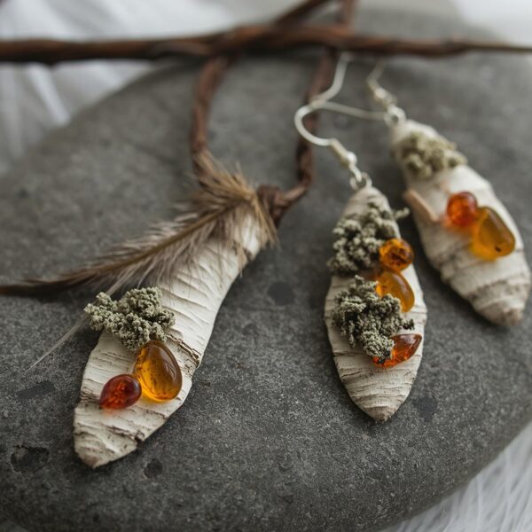 Birch bark, Amber and Moss 