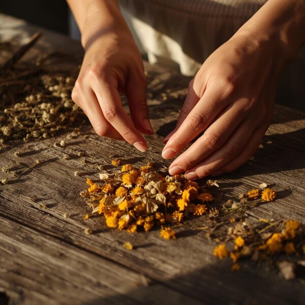 Sorting Summer Herbs