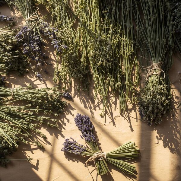Lavender and Wild Plants Drying