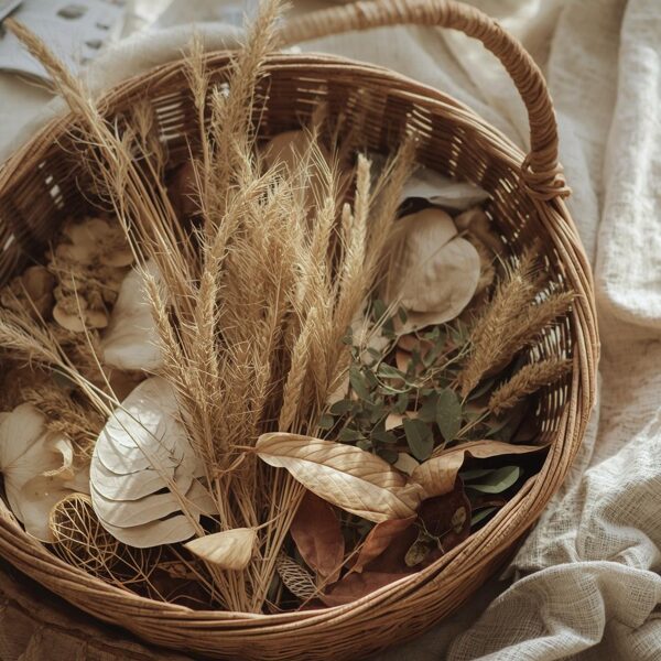 Basket of Dried Summer Treasures