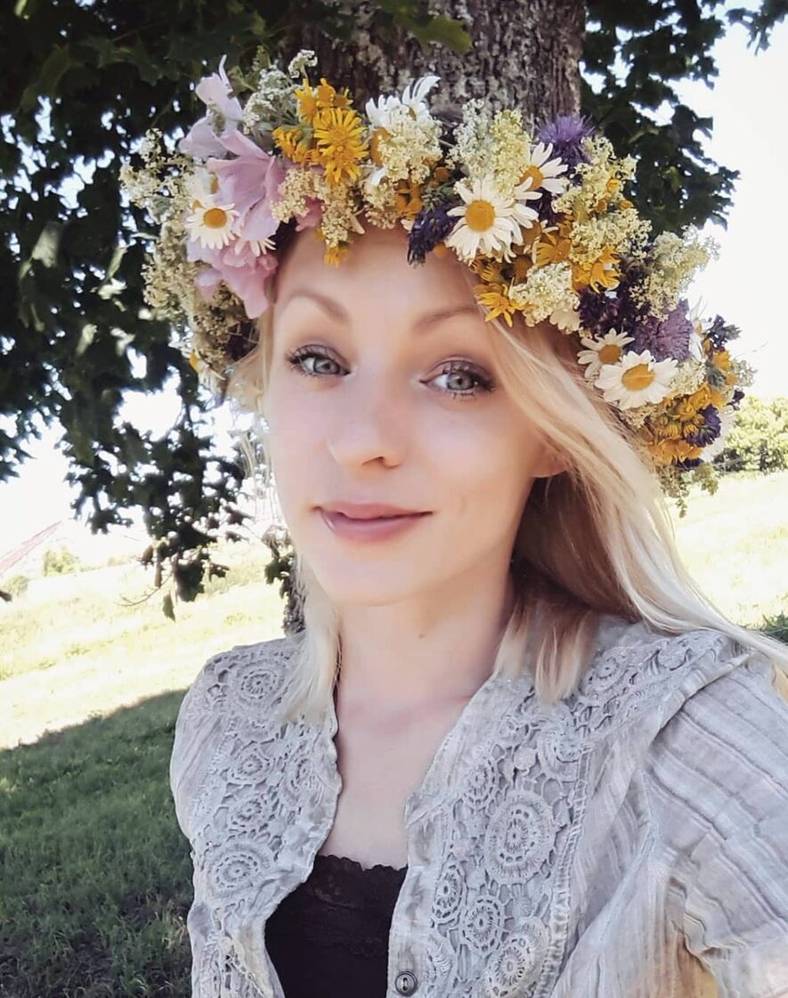 Agija Rezcova, the creator behind NatVerse, welcoming custom order requests for ritual and natural craft supplies from Latvia.